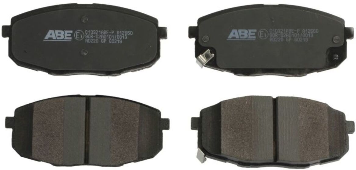 Bremsbelagsatz ABE C10321ABE-P, Vorne