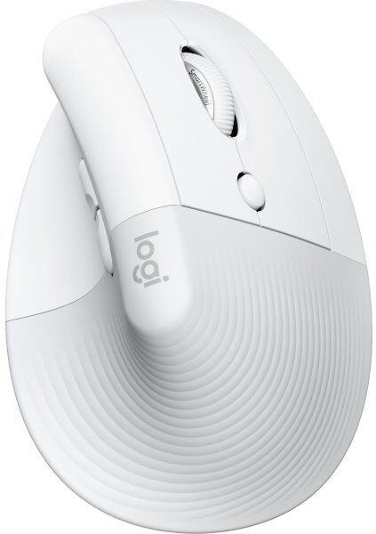 Logitech Lift Vertical Mus For Business, Hvid