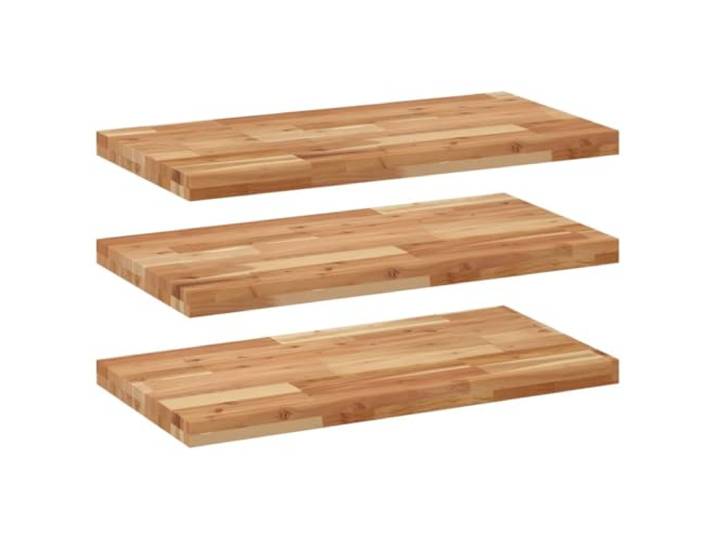 LASWWQMRF Schweberegal 3er Set 100x40 cm Massivholz Akazie Wandboard Robuste Wandablage aus geöltem Echtholz für Wohnzimmer, Küche und Schlafzimmer. Flexibel kombinierbar und dekorativ.