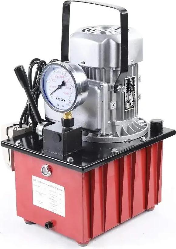 Elektrische Hydraulikpumpe - 7 l Tank - 750 W - 220 V - 700 bar - Manuelles Ventil