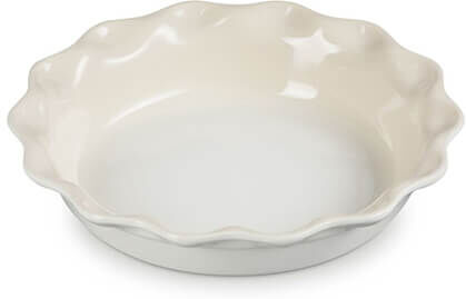 Le Creuset Meringue Stoneware 23cm Heritage Round Pie Dish