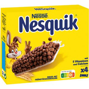 Nesquik Müsliriegel mit Frühstückscerealien, je 25 g, 4 Riegel