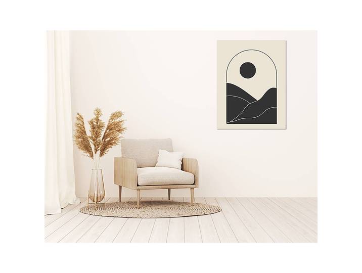 Tableau déco Contemporary Sunrise Alu-Dibond Multicolore 70 x 90cm