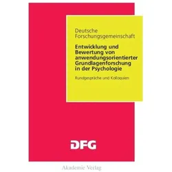 Entwicklung und Bewertung von anwendungsorientierter Grundlagenforschung in der Psychologie, Fachbücher von Rainer Bromme, Anne Brüggemann