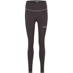 hummel, Damen, Tights, Hmlpulse Retro High Waist Tights (S), Violett, Grau
