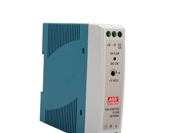 Mean Well MDR-20-5 3A 15W 1x DIN railvoeding