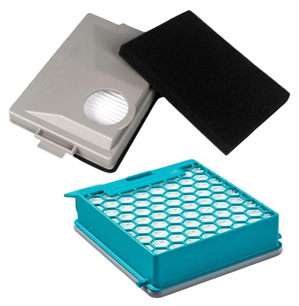 Dripio 2-delige set actieve koolstoffilters voor Miele Blizzard CX1 en Boost CX1