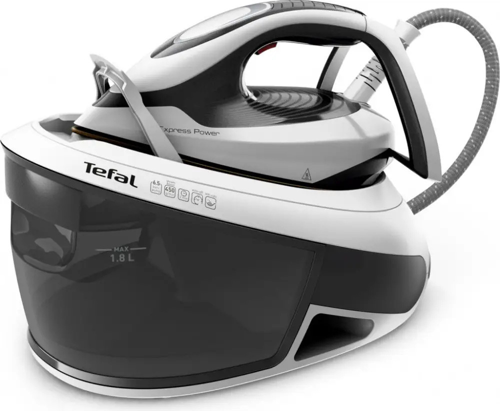 Tefal Express Power SV8130 Stoomreiniger met 1,8 liter reservoir en Durilium AirGlide zwarte zoolplaat