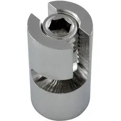 Kreuzklemme 0-90° mit M10 Anschluß, A4, 3mm, Innengewinde M10x10mm