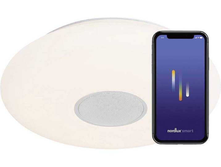Nordlux Djay 40-plafondlamp-smart-2700 6500K+RGB-IP54-wit
