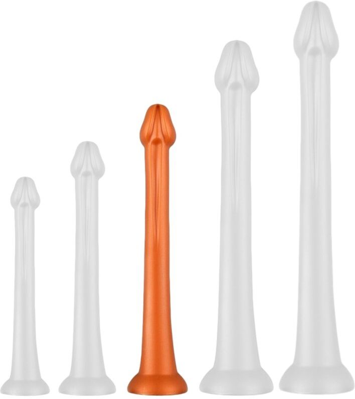 TheAssGasm Gode Whale Dildo L 42 x 6 cm - Pointe 5cm