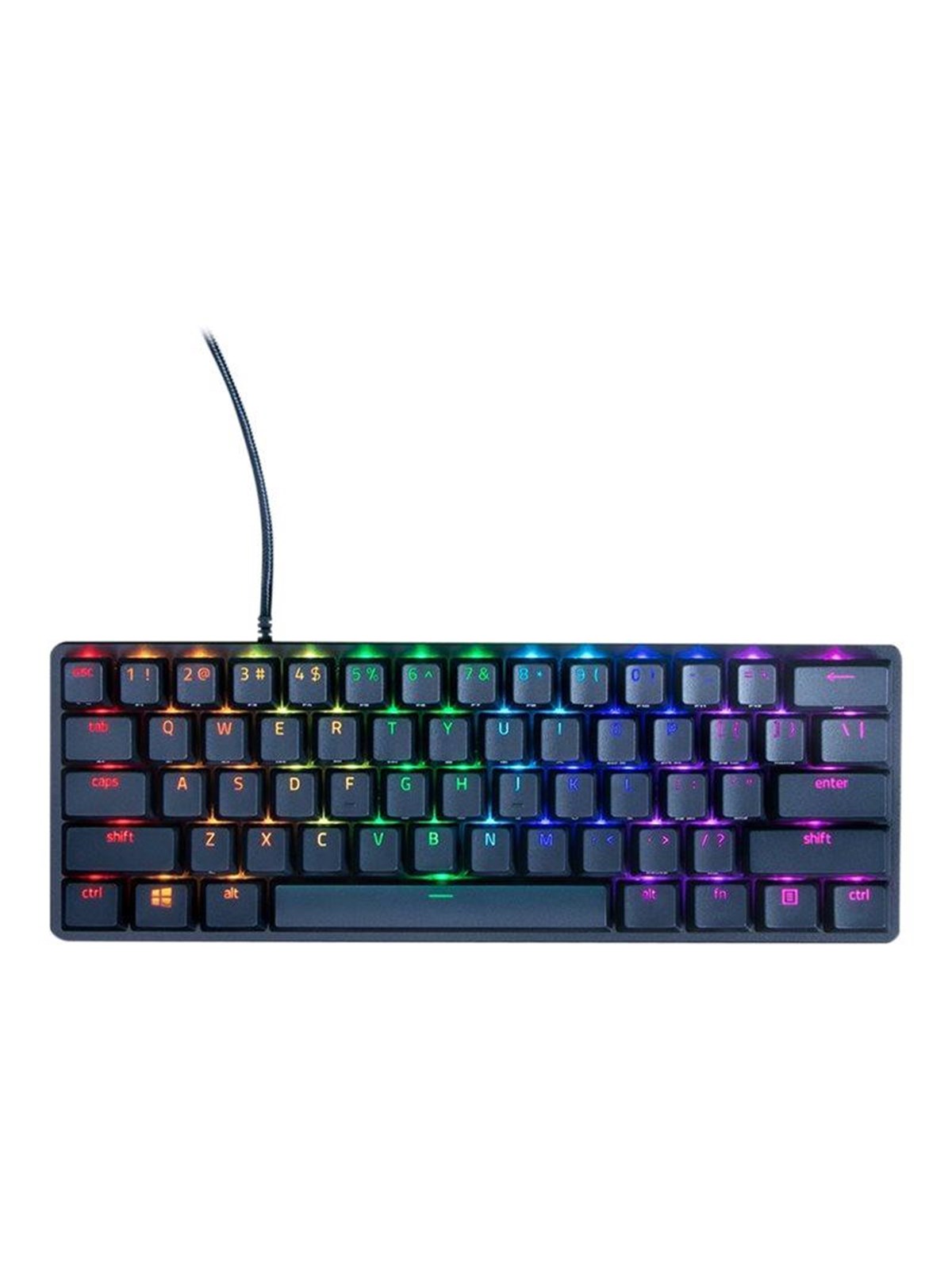 Razer Huntsman Mini Clicky - Black - US - Gaming Tastatur (TKL) - Englisch (US) - Schwarz