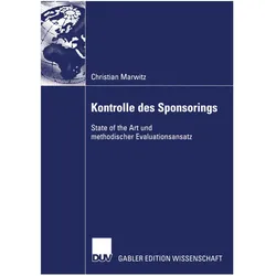 Kontrolle des Sponsorings, Fachbücher von Christian Marwitz