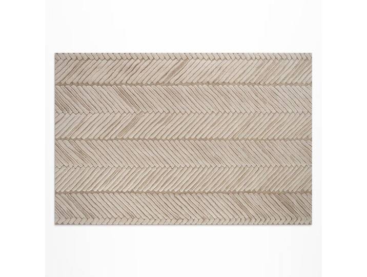 Wallfluent Teppich 80x120 cm Indianisches Flechtmuster Boho, Sandfarben, Kunststoff, 80x120 cm, Teppiche und Böden, Teppiche