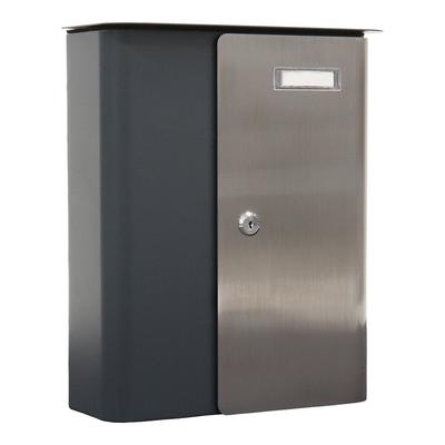 Profirst Briefkasten Ziefen anthrazit inox
