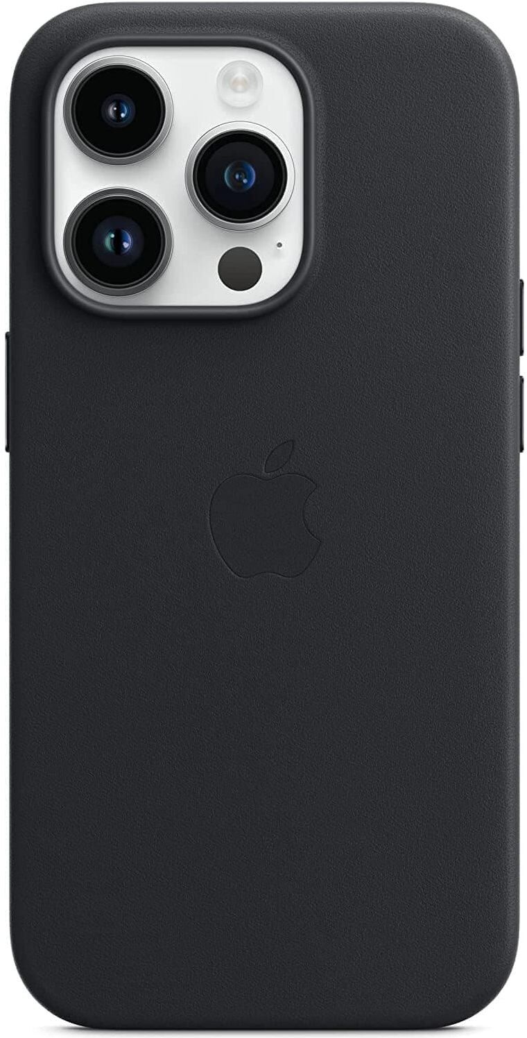 Apple iPhone 14 Pro Leather Case with MagSafe - Midnight - MPPG3ZM/A, New