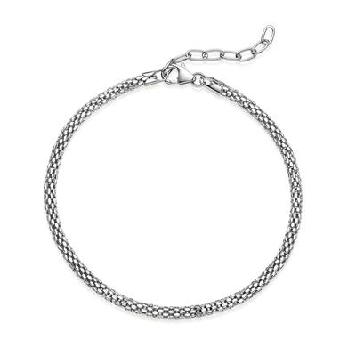 Armband CELESTA, silber (weiß), Armbänder, Damen, 18cm, Silber 925 (Sterlingsilber), glänzend, Armband