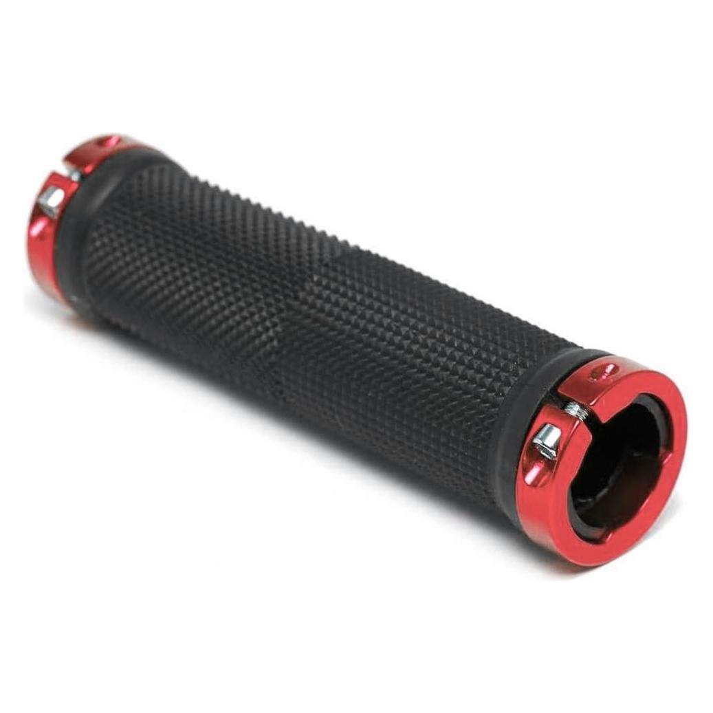 Clarks CLARK'S CLO201 LOCK-ON Griff schwarze Schnallen rot eloxiertes Aluminium (CLA-CLO-201-ANO-BLK-RED)