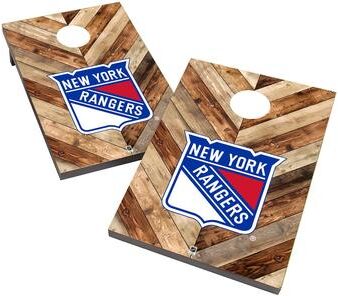 Skip's Garage New York Rangers 2x4 NHL Cornhole Bag Toss