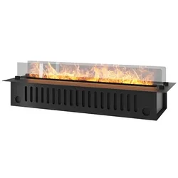 OutInFire Kamin Einbau Wasserdampfbrenner LED Multicolor 120 cm INVAPO INSERT