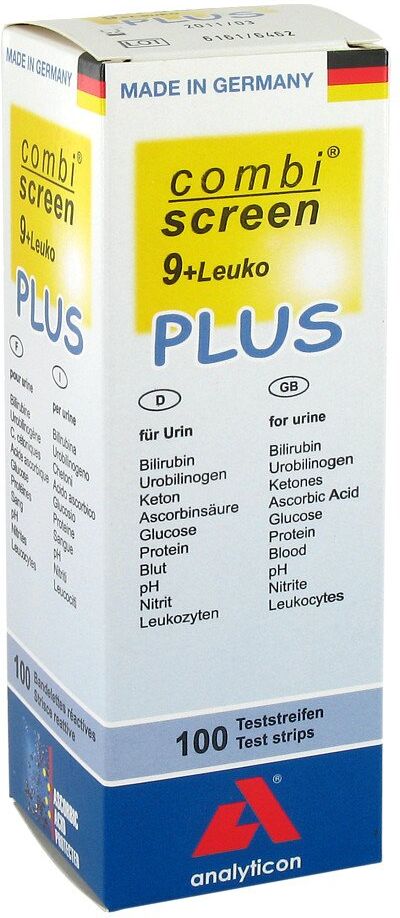 Combiscreen 9+leuko Plus Teststreifen 100stk