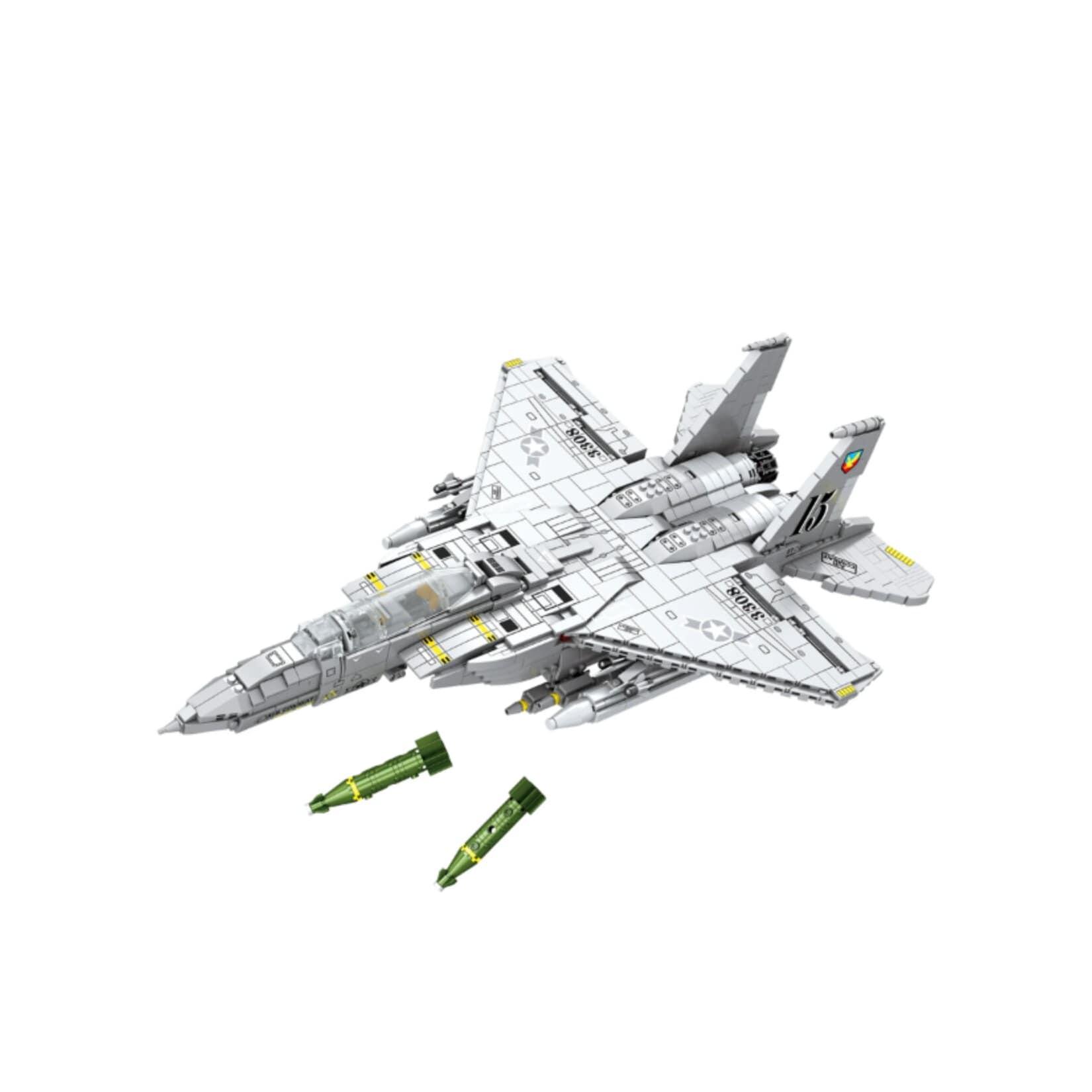 Reobrix 33034 F-15E Jet Klemmbaustein Flugzeug 2216 Teile ab 14
