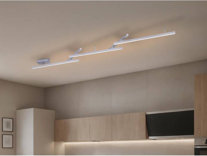 242cm lange, flache LED Stab Deckenleuchte Fernbedienung indirekte Beleuchtung