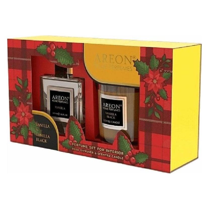 Areon Set, home fragrance and candle Black Vanilla (63878351)