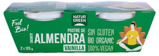 Naturgreen Almond vanilla dessert Bio 2 x 125 g 250 gr