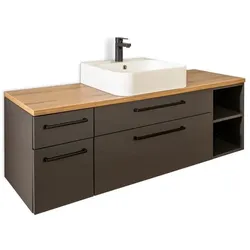 nolte SPA Waschtischkombination Plus Dekor Grau Grey