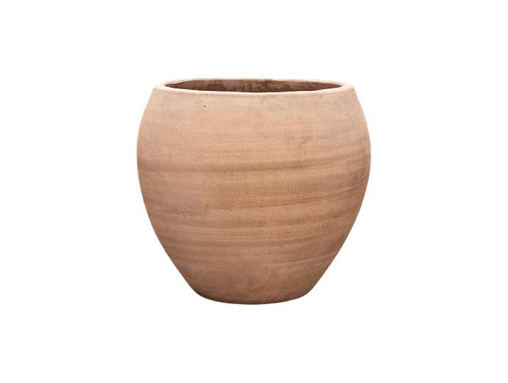 Hochwertiger In- & Outdoor Blumentopf „Moderna Siena“, verschiedene Grössen Keramik Terracotta Baq Design