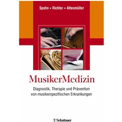 MusikerMedizin, Fachbücher von Bernhard Richter, Eckart Altenmüller, Claudia Spahn