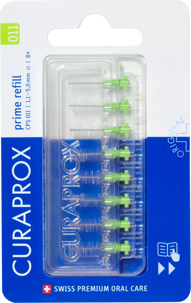 CURAPROX - CPS Prime Refill, Interdentalbürsten, 8 Stück,  Grün