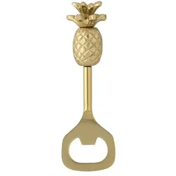 Flaschenöffner Pineto 13 cm Aluminium Gold
