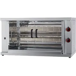 Planetarischer hähnchengrill mit gasbetrieb 4 schwerter = 20/24 hühner - 1230x620x640 mm - 14 Kw + 220 W 230/1V - 5320P042 Eurast