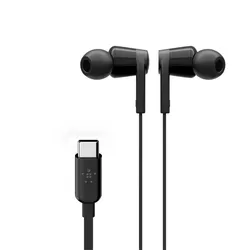 Belkin ROCKSTAR - Ohrhörer mit Mikrofon - im Ohr - kabelgebunden - USB-C - Geräu...