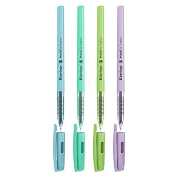 Berlingo atomatischer Kugelschreiber kugelig, blau, 12stk, 0.7mm, MatePen Pastel (12x) (78085659)