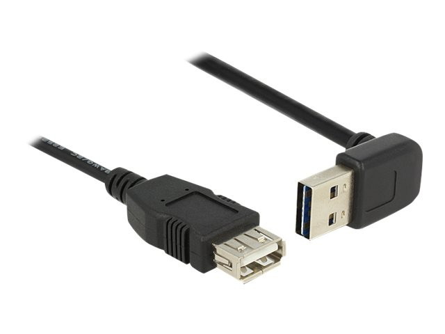 Delock 83547 USB Verlengkabel USB A naar USB A 1.00m Zwart