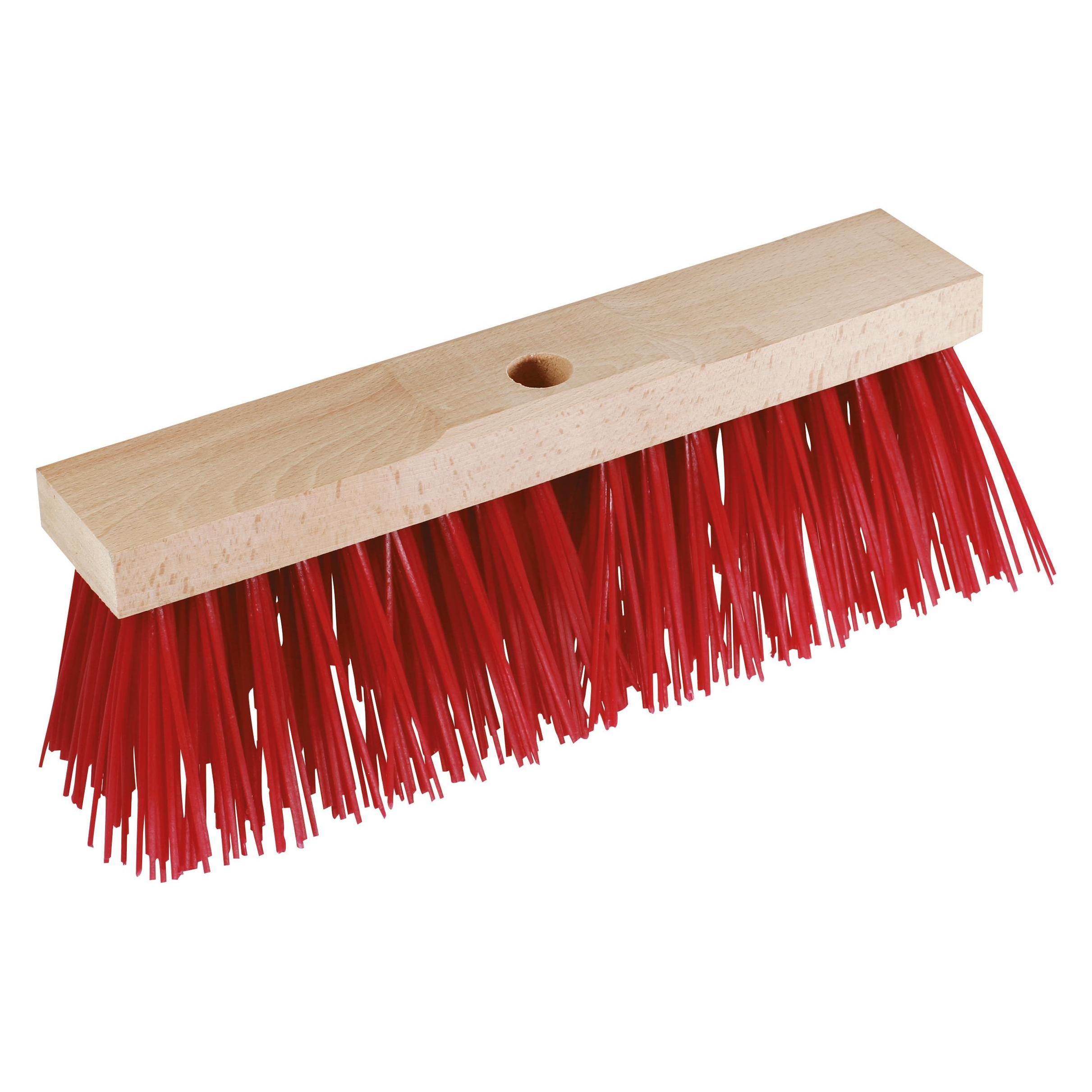 Kerbl 29519 Strassenbesen, Breite 35 cm, extra gross, rote Borsten (33647638)