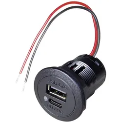ProCar, Fahrzeug Werkzeug, Power USB-C/A Doppelsteckdose PD/QC