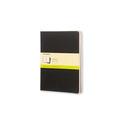 Moleskine Cahier Extra Large blanko schwarz. 3er Pack