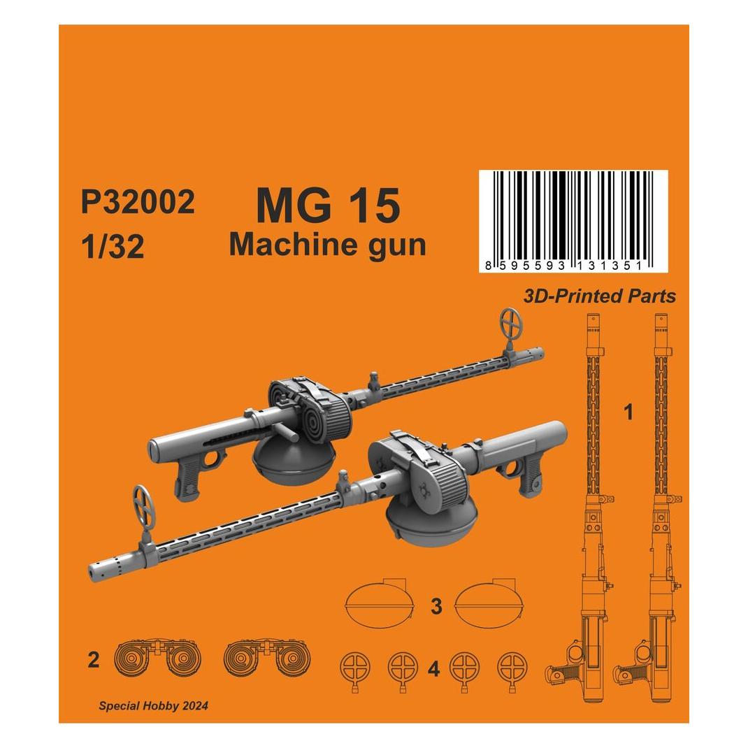 CMK MG 15 Machine gun (2 pcs) (129-P32002)