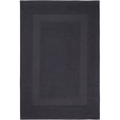 Badematte EGERIA "Pure", grau (stone), H:7mm, Obermaterial: 100% Baumwolle, Badematten, Badematte, 60x95 cm