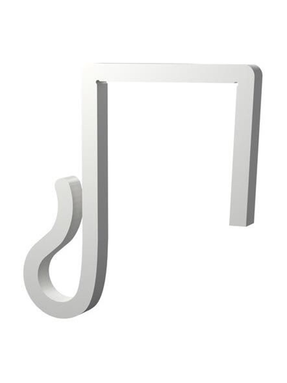 Light Solutions Lichterketten-Clips - Für Weihnachtslichter und Lichterketten am Zaun - 25mm - Weiß - 20 Stk