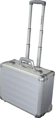 ALUMAXX Business Trolley GALAXY, mit Tragegriff und Rollen, 1 Fach, silber