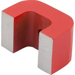 MAGNET U-MAGNET GR.2 H=25 ALNICO, ROT, RECHTECKIG