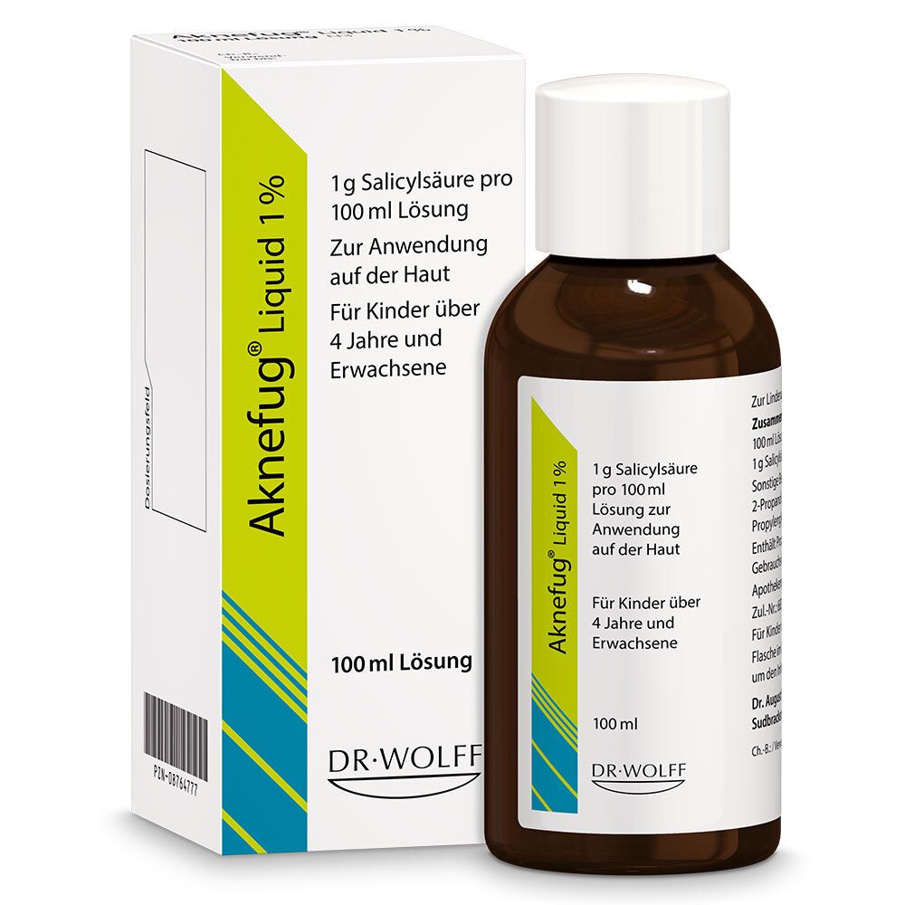 Aknefug liquid 1% Lösung 100 ml