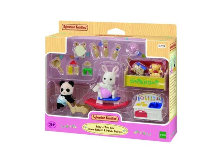 Sylvanian Families 5709Baby's speelkamer- Baby Panda & sneeuwwitkonijn