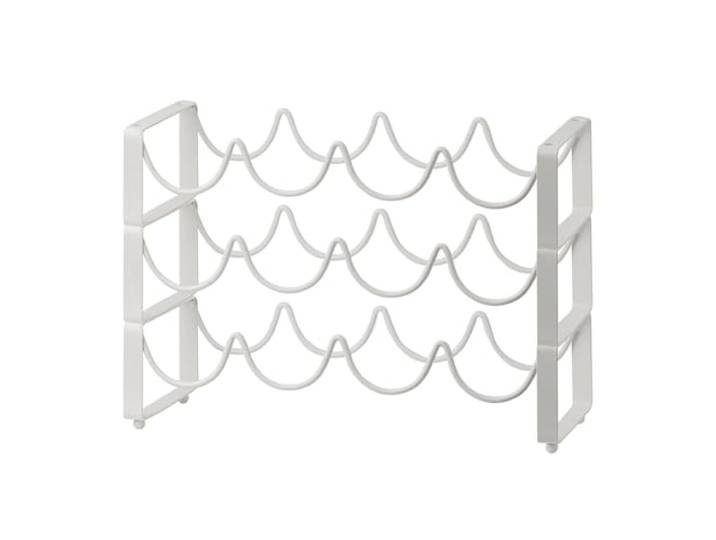 cfgDJEghk Weinregal, Robust und langlebig, kompakt praktisch(White,Large)