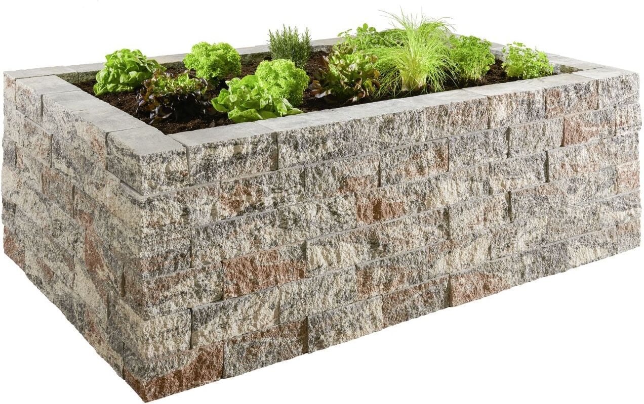 Primaster Hochbeet-Set San Marino 220 x 130 x 72 cm jura-nuanciert